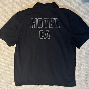 James Peres hotel California button down shirt